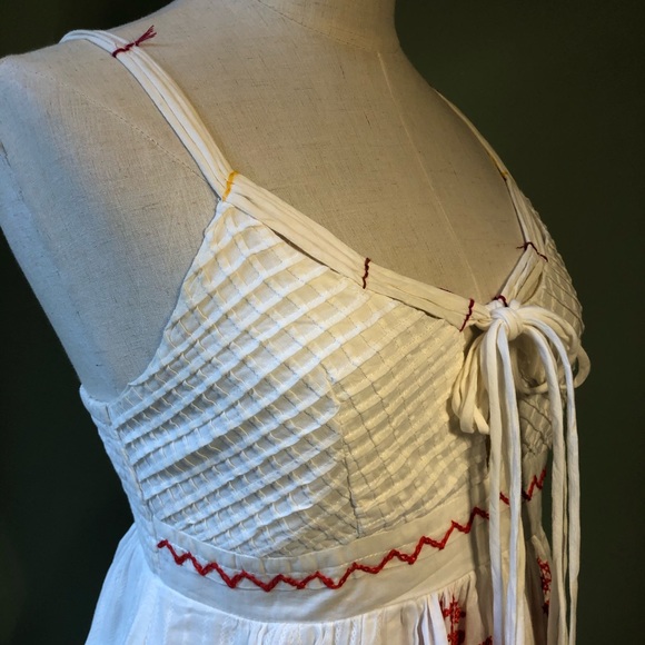 Easley Latticework Crosstitched  Strappy Dress - Picture 5 of 15